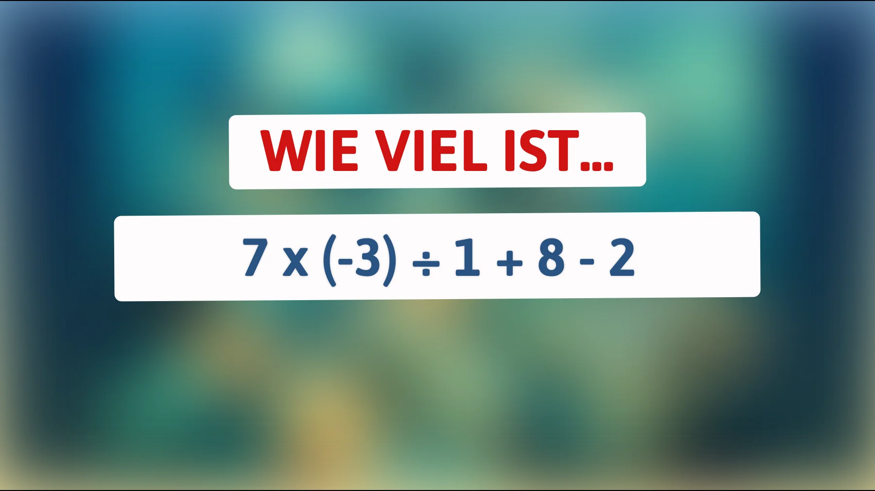 Nur 1% der Menschen kann dieses einfache Mathe-Rätsel lösen – bist du bereit für die Herausforderung?"