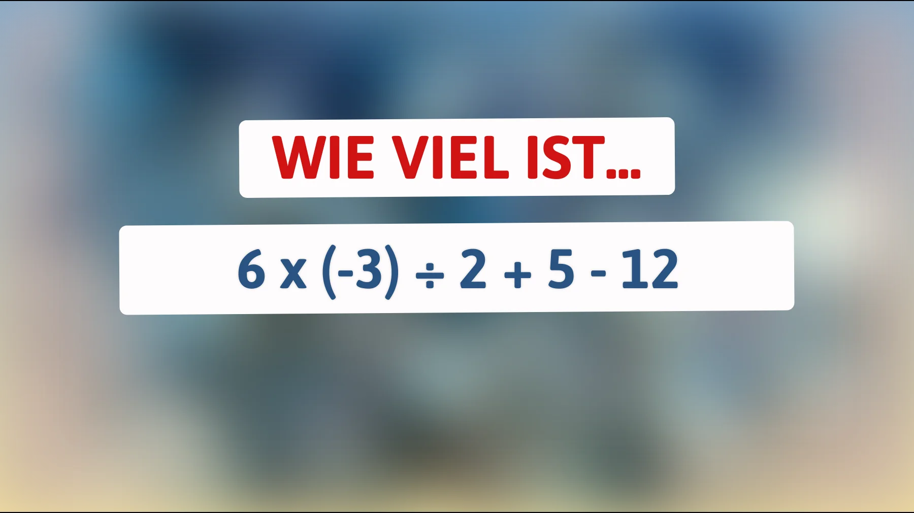 Nur für die Cleversten: Kannst du das knifflige Rätsel lösen, das nur Genies verstehen? Probier es und teste dein Wissen!"